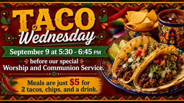 Taco Wednesday 9 9